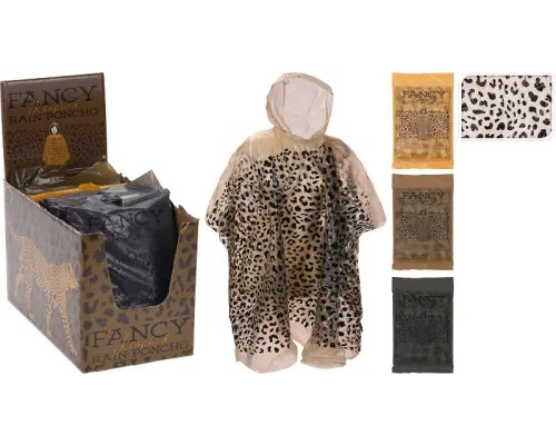 Aikuisten sadetakki Leopard