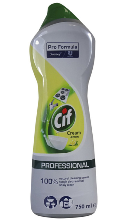 Cif Professional Cleaner Cream Lemon 750ml