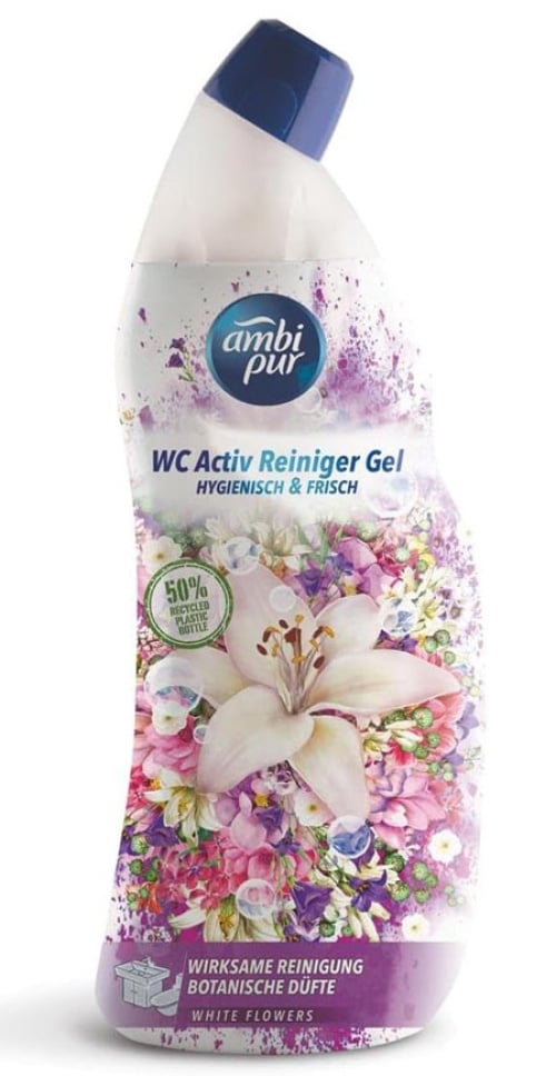 Ambi Pur wc-puhdistusgeeli White Flower 750ml