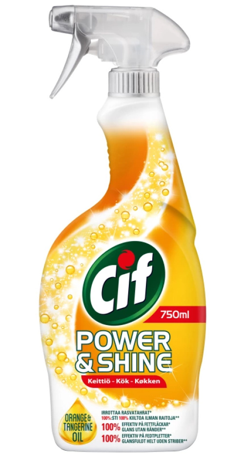 Cif Power & Shine Keittiösuihke 750ml