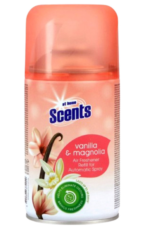 At Home Scents Refill Automaattinen Spray Vanilla & Magnolia 250ml