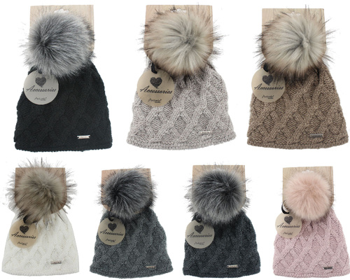 Naisten pipo Antonio beige