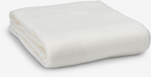 Fleecehuopa SKOGVIKKE 130x160 valkoinTRE