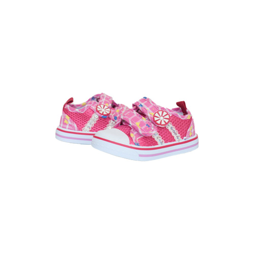 L.kengät pink.valk.kärki kukka 19-30