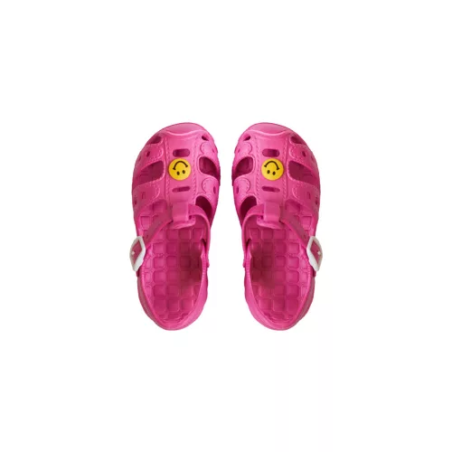 Tytt. sandaalit pink.hymiö k.24-29