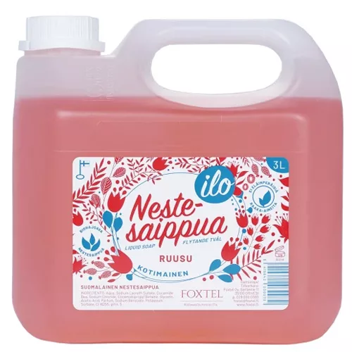 ILO Nestesaippua Ruusu 3L