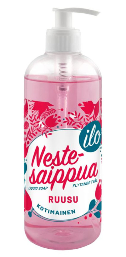 ILO Pumppusaippua Ruusu 500ml