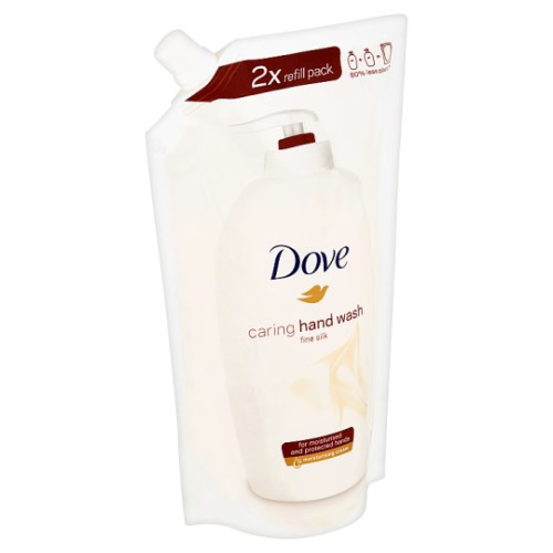 Dove Fine silk nestesaippua refill 500ml