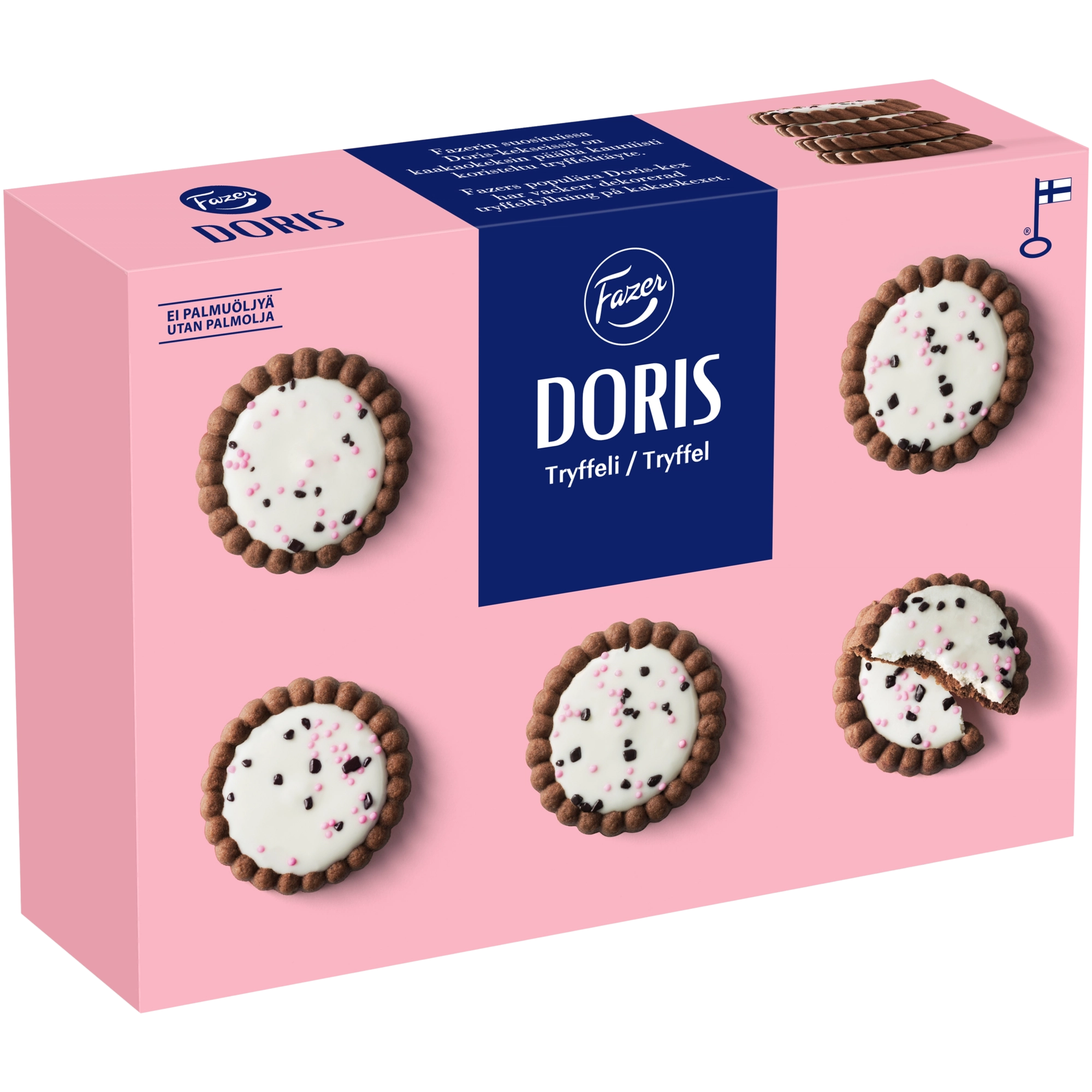 Fazer Doris Tryffeli täytekeksi 250g