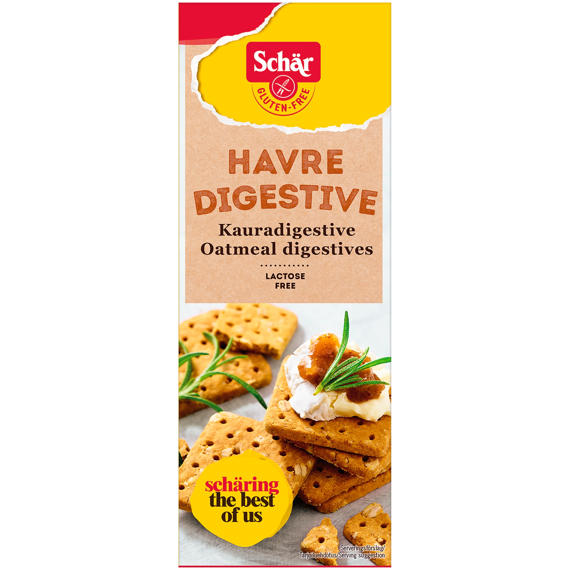Schär Kaura digestivekeksi gluteeniton 150g