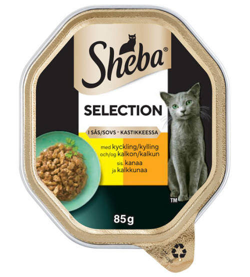 Sheba Selection annosateria kana-kalkkuna 85g