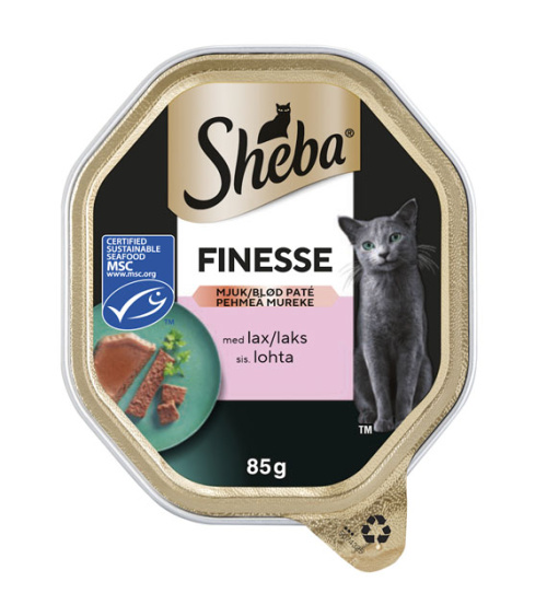Sheba Finesse Soft Paté lohta MSC 85g