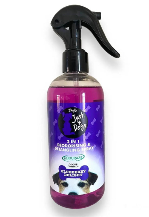 Just 4 Dogs 2in1 Deo & Detangle Spray 300ml