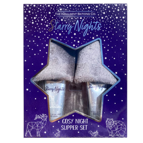 Starry Night - Lavender & Limeflower - Cozy slipper set