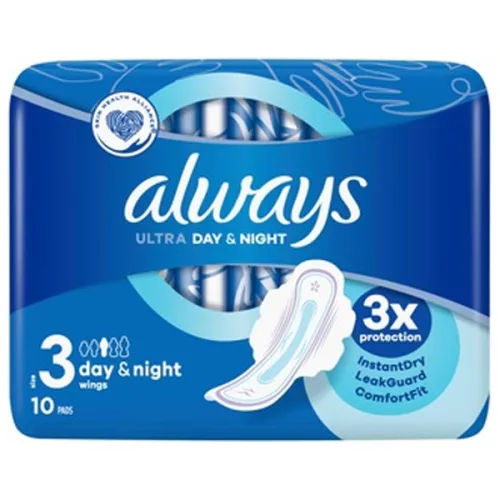 Always side ultra night 3 wings 10 kpl