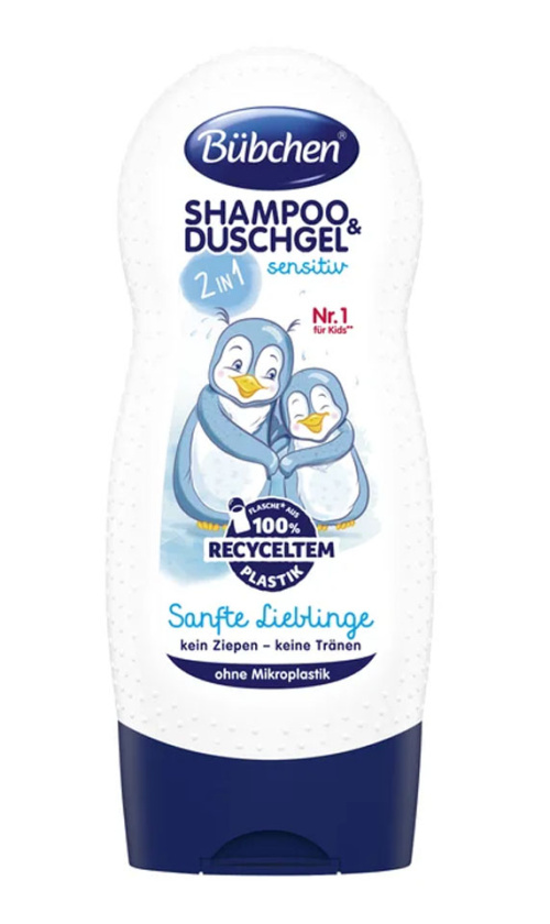 Bubchen Sensitive vauvan suihkugeeli ja shampoo 2-1