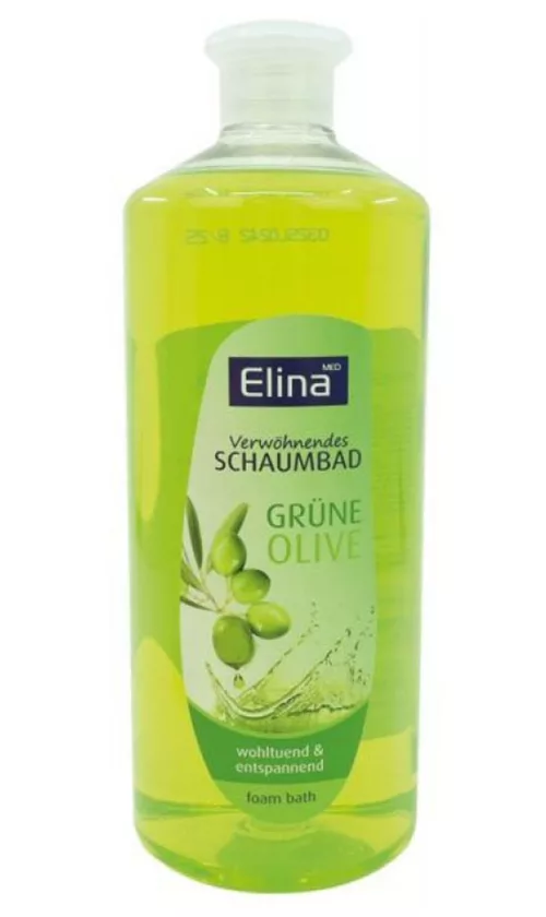 Elina Schaumbad Vihreä oliivi -kylpyvaahto 1 l