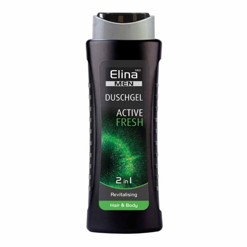 DuschGel Elina 2in1 Active Fresh miehille 300ml