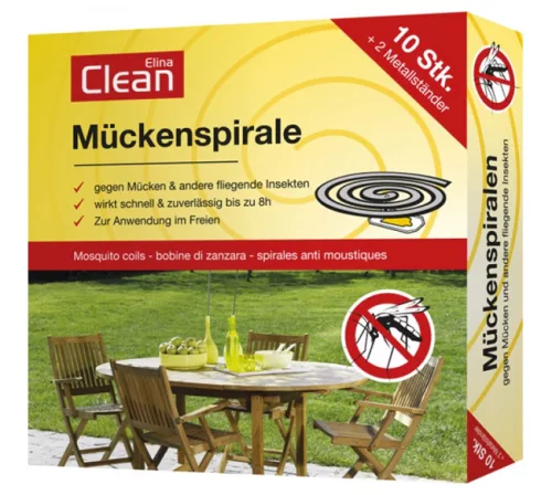 Anti Mosquito spirals 10pcs with 2 stand