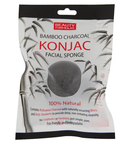 Charcoal Konjac Sponge 1kpl