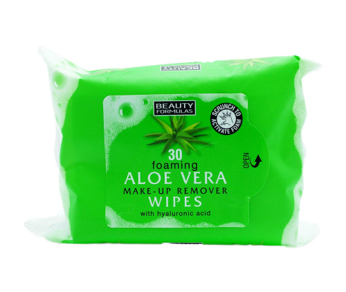 Beauty Formulas Aloe vera Foaming Make-up remover 30S