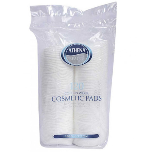 Athena Cotton Wool Cosmetic Pads 120kpl