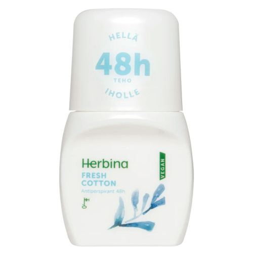 Herbina cotton deo roll-on 48h 50ml