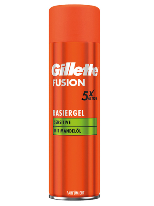 Gillette Fusion shaving gel sensitive 200ml
