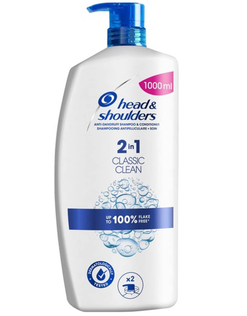 Head & Shoulders Shampoo Classic 2IN1 1L