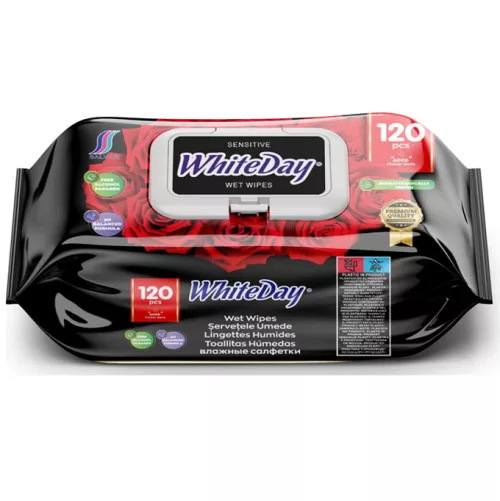 Whiteday Rose  kosteuspyyhkeet 120 kp