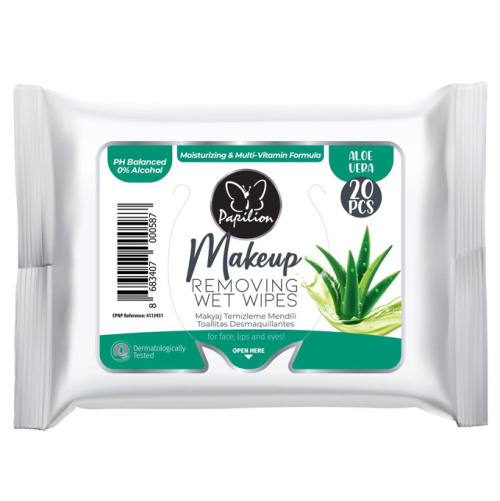 Papilion Aloe Vera -meikinpoistoliina 20kpl