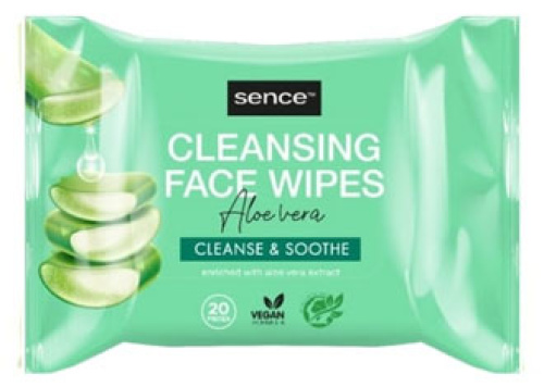S.F Kasvojen puhdistusliinat Aloe Vera 20kpl
