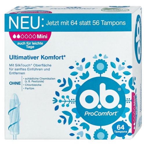 O.B. Tampons Pro Comfort Mini 64kpl