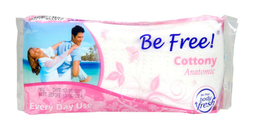 Sanitary Napkin Coton Pink Panty Protection 18Pcs