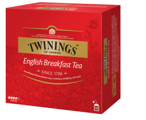 Twinings tee English breakfast 50x2g 