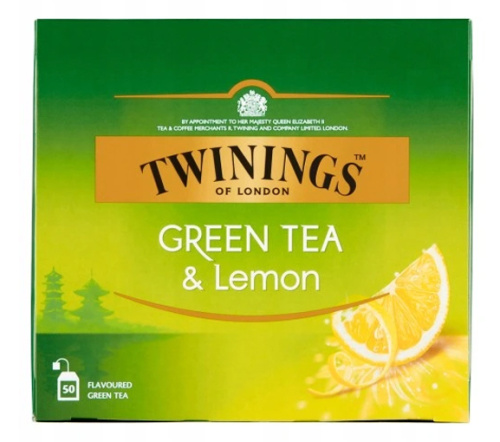 Twinings Vihreä tee sitruunalla 80 g (50 x 1,6 g)