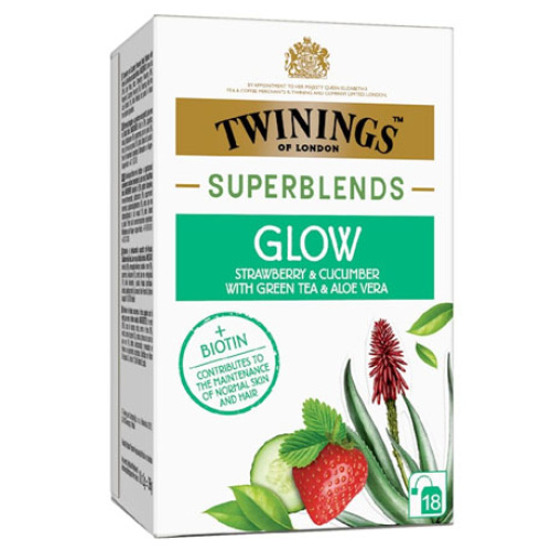 Twinings Superblends Glow yrtti-infuusio 18x2g