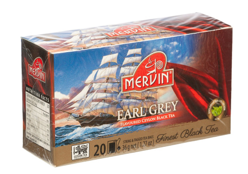 Mervin Ceylon Musta tee Earl Grey 20ps