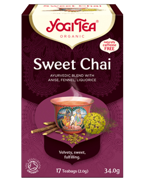 YogiTea sweet chai teejuoma 17x2g luomu