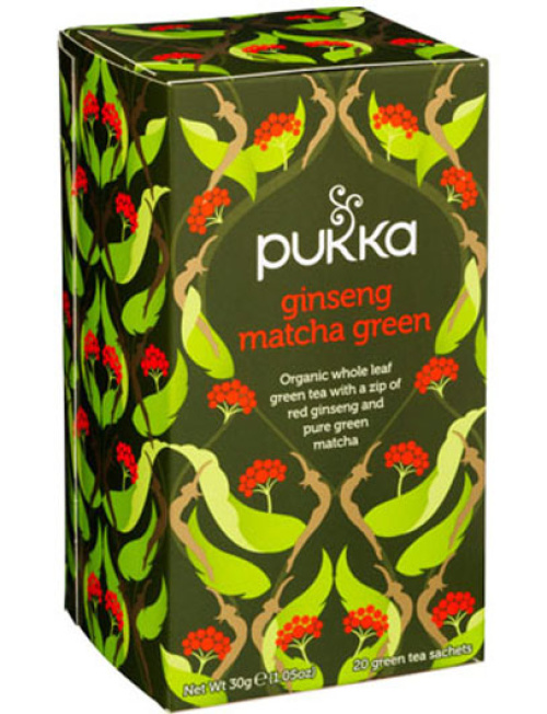 PUKKA Ginseng Matcha 20ps luomu yrttitee