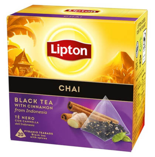 Lipton Chai musta tee 20pss 34g RFA