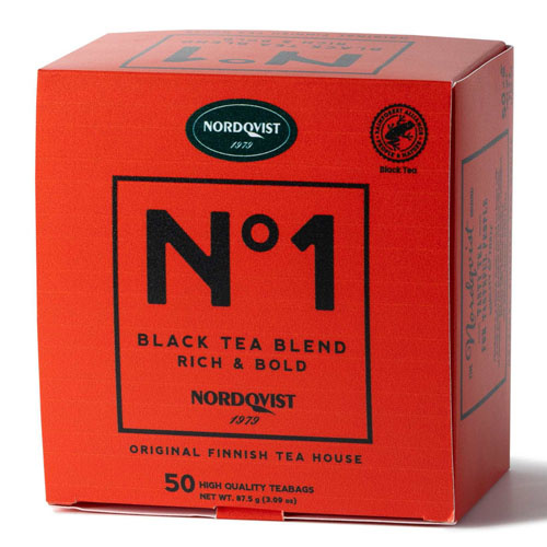 Nordqvist Blend No1 musta tee 50ps RFA