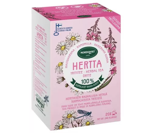 Nordqvist tee Hertta yrttijuoma 20 x 1,2g