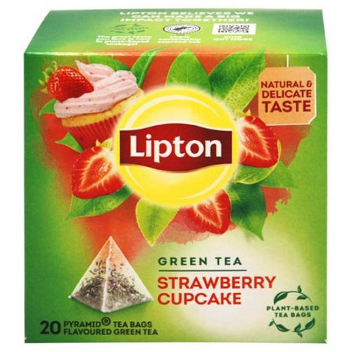 Lipton Vihreä Mansikka tee 20pcs