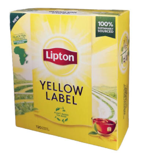 Lipton Yellow Label Musta tee 120kpl