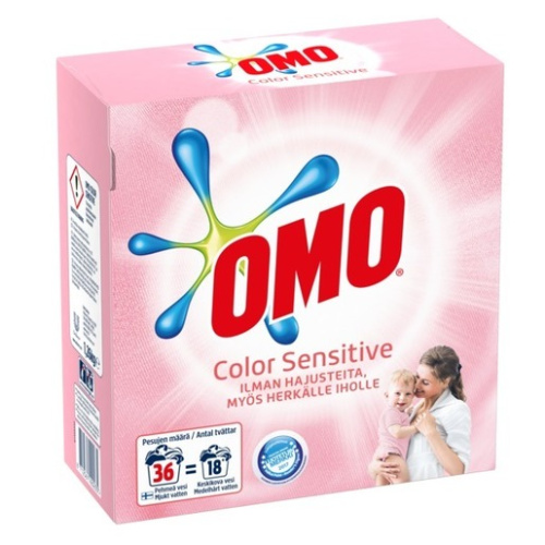 Omo pyyk.pesujauhe color sens 1,26kg/36w