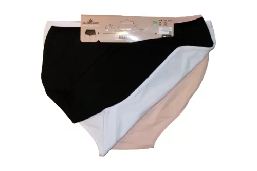 Scandinavian Lingerie Maxi Slip Naisten Alusvaatteet 3-pack