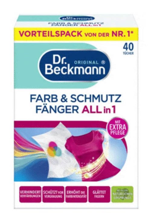 Dr. Beckmann All-in-1 väri- ja likakerääjä, 40 kpl