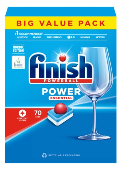 Finish Power Essential konetiskitabletti 70tab