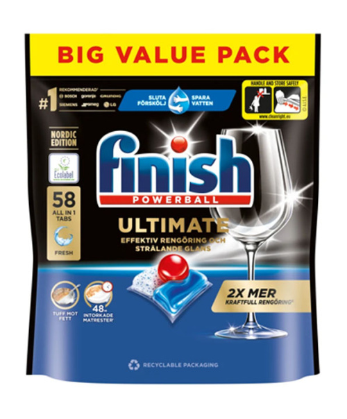 Finish Ultimate All-In-One konetiskitabletti 58 tab